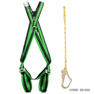 FULL BODY HARNESS FOR CONTROLLED DESCENT FROM HEIGHT