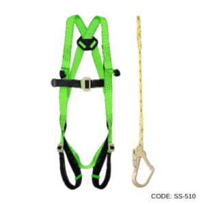 FULL BODY HARNESS FOR LADDER TOWER CLIMBING WITH TEXTILE LOOP