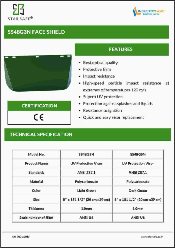 SS48G3N FACE SHIELD