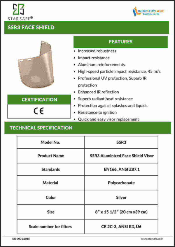 SSR3 FACE SHIELD