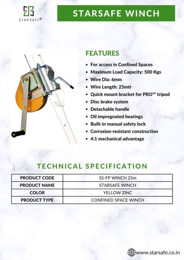 Confined Space Winch